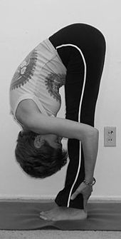 stretching woman